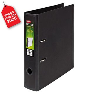 Staples Pasta Arquivo BETTER™ A4 Polipropileno Preto