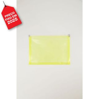 Staples Bolsa de Fecho Zip A5 Polipropileno Amarelo