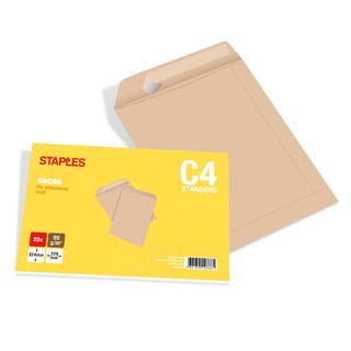 Staples Envelope C4 324x229mm Autocolante 25 Unid.