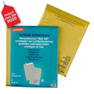Staples Envelope Bolhas Bolhas Autocolante 5 Un.