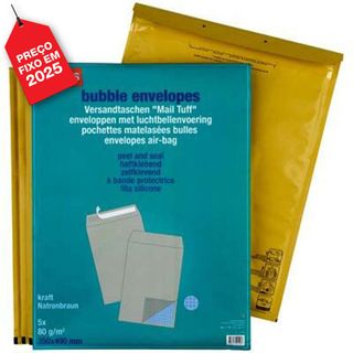 Staples Envelope Bolha Autocolante Kraft 5 Unid.