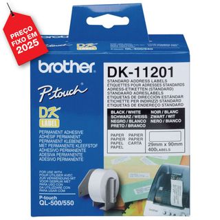 Etichette Brother Dk-11201 400pz 29x90 Mm Per Ql500 Ql500bs Ql500bw Ql550 Ql560 Ql560vp Ql560yx Ql570 Ql580 Ql580n Ql650td Ql700 Ql710w Ql720nw Ql1050 Ql1050n Ql1060n - Crtbrtdk11201