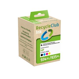 Recycleclub Tinteiro C. HP 934XL/935XL 4  Tricol.