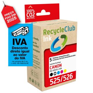 Recycleclub Tinteiro C. CANON 525XL/526XL  Tricol.