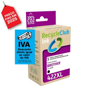 Recycleclub Tinteiro Comp. Brother LC422XL Preto