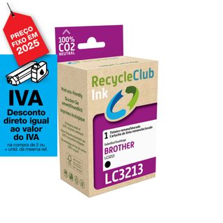 Recycleclub Tinteiro Comp. Brother LC3213 Preto
