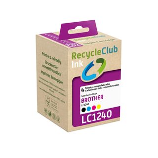 Recycleclub Tinteiro C. Brother LC1240 4  Tricol.