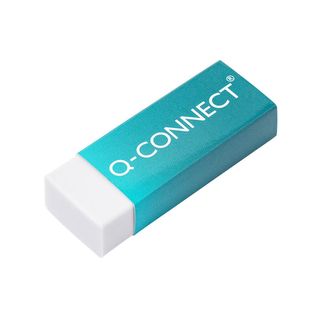 Q Connect Borracha Retangular Branca