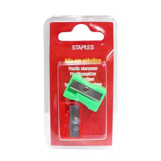 Staples Afia-Lápis Simples Plástico 2 Unidades