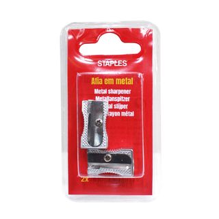 Staples Afia-Lápis Simples Metal 2 Unidades