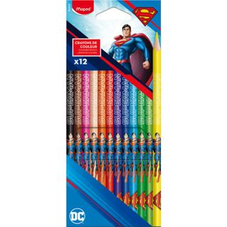 Maped Lápis de Cor Superman 12 Cores