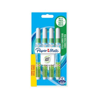 Papermate Caneta Corretora 7 ml 4 Unidades