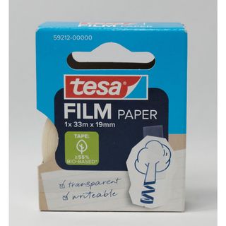 Tesa Fita Adesiva Papel Transparente 33 m x 19 mm