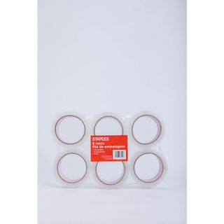 Staples Fita Adesiva 50 mmx66 m Transparente 6 Unid.