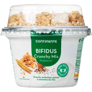 Iogurte Bífidus Crunchy Mix Probióticos Continente (emb. 170 gr)