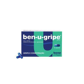 Ben-u-gripe 4 mg + 500 mg capsules blisters - 16 units