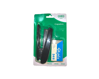 Agrafeuse CINKO capacité 20 feuilles 24/6 + Recharge