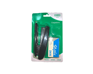 Agrafeuse CINKO capacité 20 feuilles 24/6 + Recharge