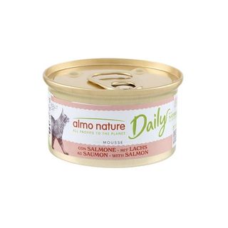 Almo Nature Daily Mousse de Salmón lata para gatos 85 g