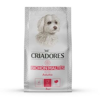 Criadores Ração Raças Bichon Maltês Para Cães - 3Kg