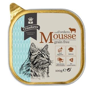 Criadores Grain Free Mousse De Cordeiro Terrina Para Gatos  - 100 Gr