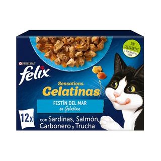 1.02 KG Felix Sensations Festín del Mar sobres en gelatina – Multipack