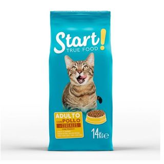 15 KG Start! Adult Pollo y Cereales pienso para gatos