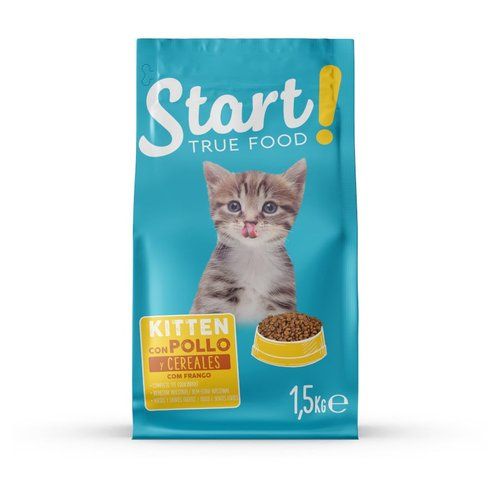 Start! Kitten Frango e Cereais ração para gatos [KWK40950]