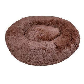 Leeby Cama Redonda Anti Stress Castanha para cães [LBB41391]