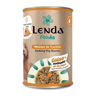 Lenda Foodie Meloso de Lechón para Perro. 1 unidad de 400gr