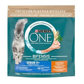 Purina One Senior 11+ Bifensis Frango ração para gatos [ONE12230946]