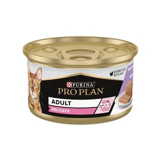 Pro Plan Delicate Mousse Rico En Pavo Para Gatos 0.085Kg