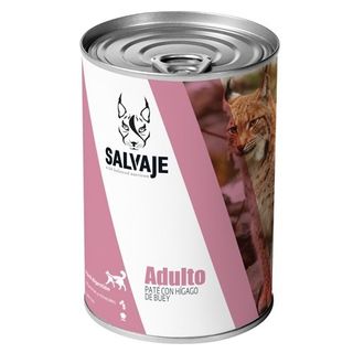 Salvaje Adulto Frango em patê lata para gatos - 400GR