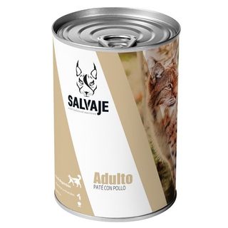 Salvaje Adulto Frango em patê lata para gatos - 400GR