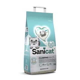 10 L Sanicat Arena Blanca White Aglomerante Clumping