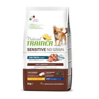 Natural Trainer Small & Toy Sensitive No Grain Trucha Y Patatas Pienso Para Perros 2 Kg