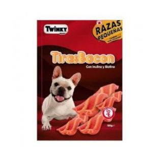 0.1 KG Twinky Tiras de Bacon para perros de razas pequeñas