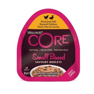 0.085 KG Wellness Core Small Breed Grain Free Pollo y Pato tarrina para perros