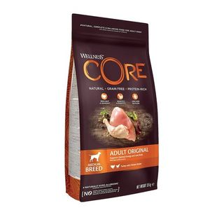 1.8 KG Wellness Core Adult Medium Original Pavo y Pollo pienso para perros
