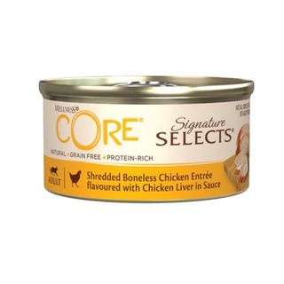 79 g Wellness Core Shredded frango lata para gatos [WEL10631]