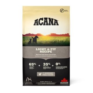 Acana Pienso Light & Fit para Perros Adultos de Pollo (11,4 Kg) 064992512118