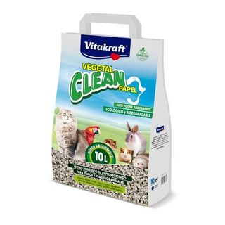 Vitakraft Lecho Vegetal Clean Papel (10 L) 4008239153630