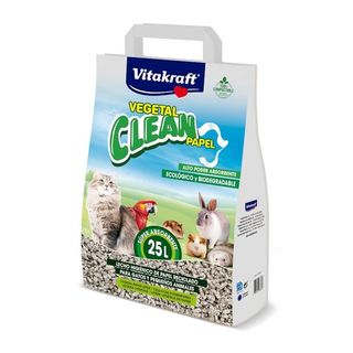 Vitakraft Lecho Vegetal Clean Papel (25 L) 4008239287847