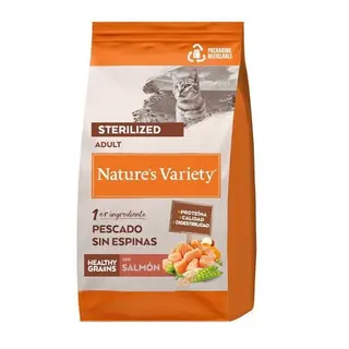 Nature's Variety Pienso Healthy Grain de Salmón para Gatos Esterilizados (1,25 KG) 8410650271736