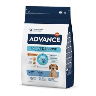 Advance Pienso Light para Perros Mini de Pollo y Arroz (3 Kg) 8410650150222