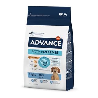 Advance Pienso Light para Perros Mini de Pollo y Arroz (1,5 Kg) 8410650235301