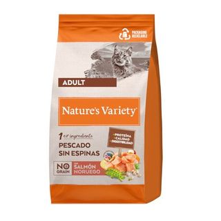 Nature's Variety Pienso No Grain de Salmón Noruego para Gatos (7 KG) 8410650271545