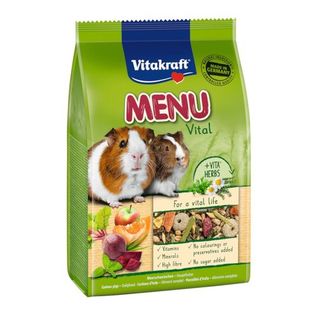 Vitakraft Menú para Cobayas Alimento con Vitaminas (3 Kg) 4008239255433