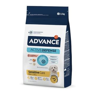 Advance Mini Sensitive ração para cães pequenos - 1.5KG