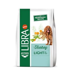 Libra Dog Pienso Adult Light Pavo y Cereales Integrales para Perros (12 KG) 8410650214252